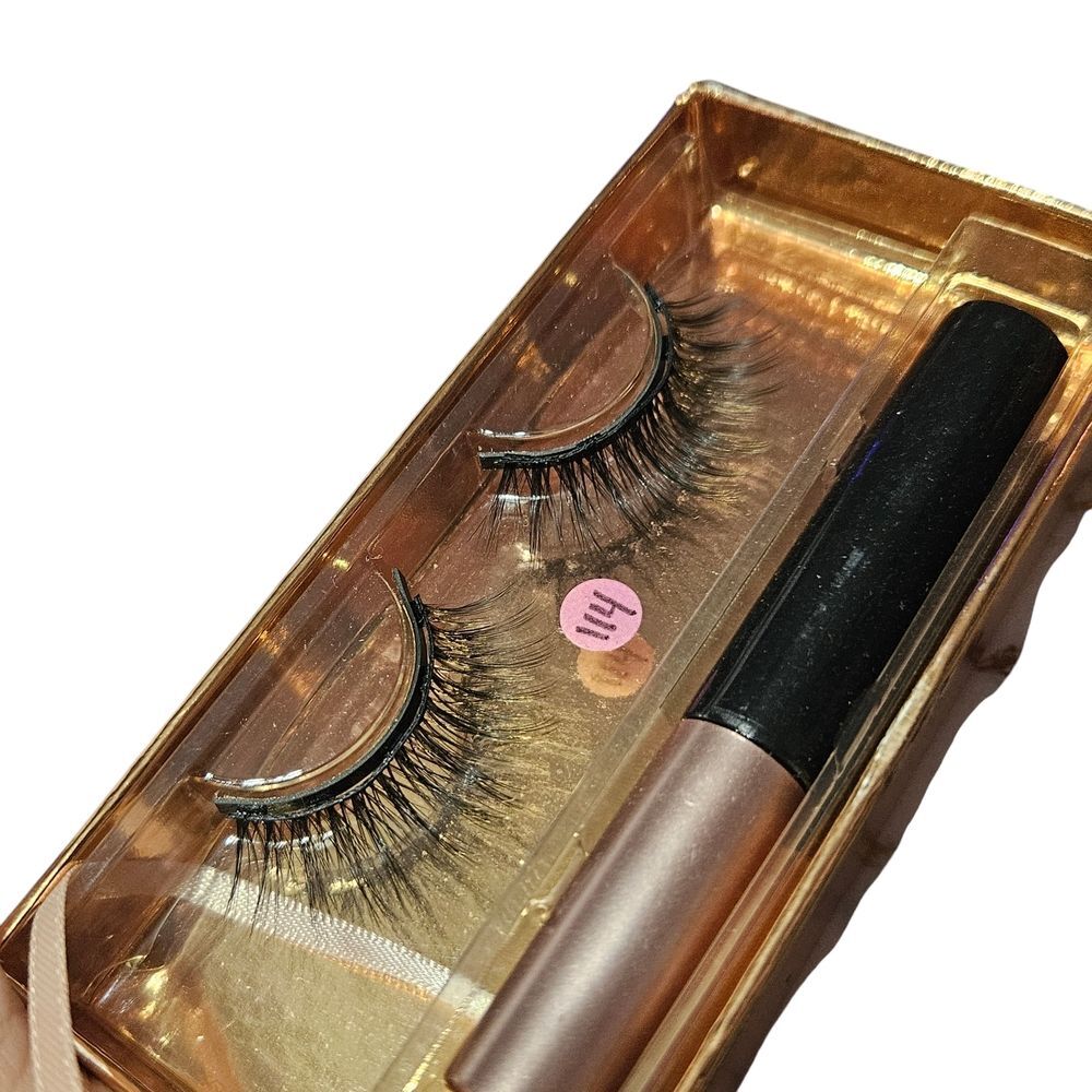 Magnetic Lashes - Storage Box, Set Of Lashes, and Magnetic Liner - Style #114